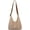 Khaki, variant on CoCopeaunt Women Girls Retro Canvas Hobo Hangbag Fashion Bucket Bag Crossbody Shoulder Bag