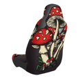 thumbnail image 2 of Balery Red Mushrooms Funda de Asiento para Auto con Diseño - Cubierta Frontal Suave y Transpirable con Protector Antideslizante- 1 Unidad, 2 of 5