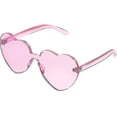 thumbnail image 1 of Heart-shaped Sunglasses Party Sunglasses$candy Color Love Heart-shaped Sunglasses$carnival Party Heart-shaped Sunglasses Rimless Sunglasses-colorl, 1 of 3