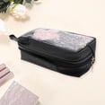 thumbnail image 3 of Unique Bargains 1 Pc Women Portable Sequined Makeup Bag for Travel Gym Vacation Wedding PU, Black, 3 of 3