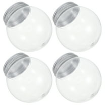 Zehuanyu 4 PCS Ball Shape Globe Inflatable Fillable Snow Child Transparent