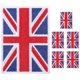 thumbnail image 1 of 6 Pcs America Flag Embroidered Patch England Applique United Kingdom Patch The Sign Flag Patch, 1 of 3