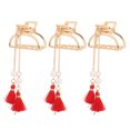 thumbnail image 1 of Miangastore 3 Pcs Pince à Cheveux Durable Non Dommageable pour les Cheveux en Alliage de Zinc pour Femmes, 1 of 9