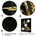 thumbnail image 3 of Designart Golden Drip High Heel Canvas Wall Art, 3 of 5