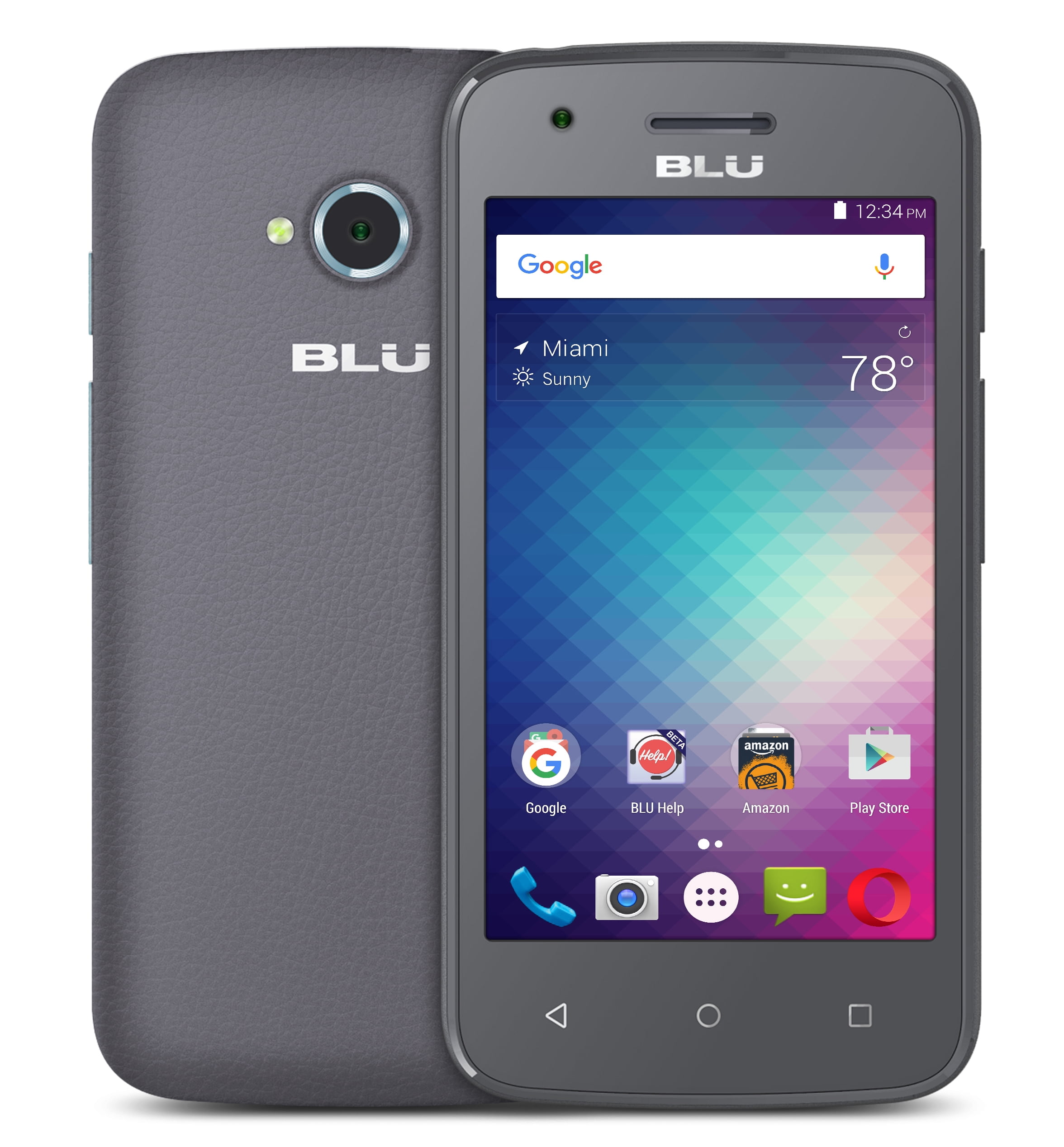 Camera Quad Core Android Phones blu dash l2 d250u gsm quad core android phone blue walmart com
