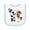 White and Light Blue, variant on Inktastic I'm One-cowboy Riding Horse Birthday Baby Terry Cloth Bib