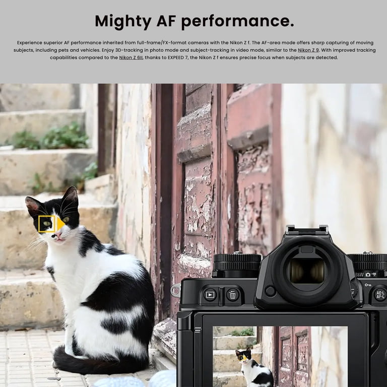 Nikon Z F Mirrorless Camera with EXPEED 7 Image Processor and 24