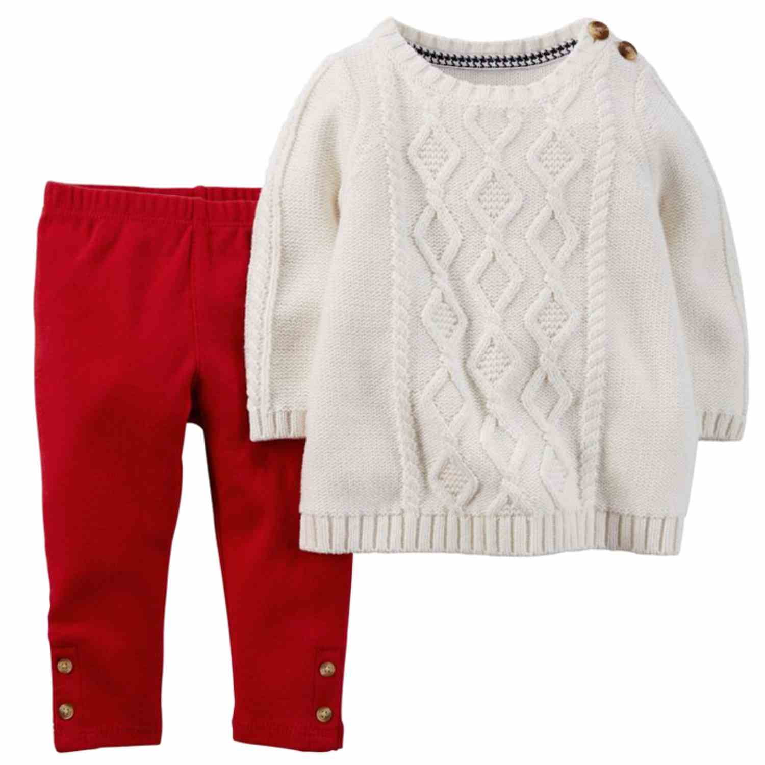 carters cable knit sweater dress