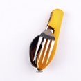 thumbnail image 3 of 1 Pack Outdoor Camping Multi-purpose Dinning Knife, Stainless Steel Detachable Dinning Spoon, Camping Combination Tableware, Including Camping Fork, Knife, Spoon and Bottle Opener (Yellow), 3 of 8