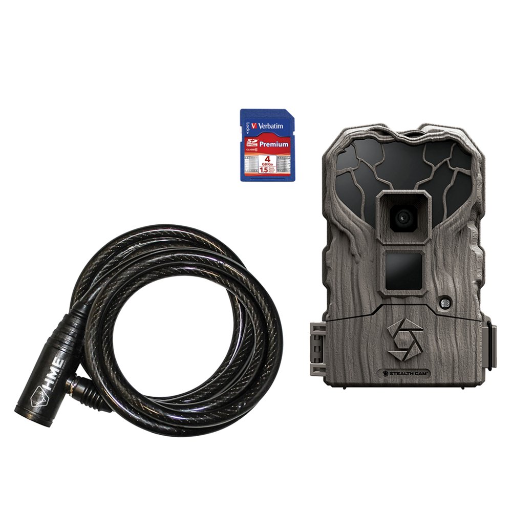 Stealth Cam STCQS12X 14.0Megapixel Trail Camera Bundle with HMECBLK