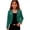 27# Green, variant on Sparkly Sequin Jackets for Girls Cropped Blazer Jacket Glitter Shiny Open Front Coats Casual Outerwear Short Coat Green 170