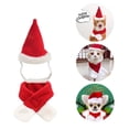 thumbnail image 4 of Capas y sombreros navideños para mascotas, trajes festivos. Los perros se transforman en disfraces navideños., 4 of 5