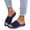 Blue, variant on longantii Orthopedic Casual Sandals for Women Slip on Non Slip Arch Support Summer Flat Sandals Lightweight Walking Shoes 2026 New Comfortable Orthopedic Shoes Black