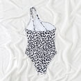thumbnail image 7 of Ydojg Women's Onepiece Swimsuits Tummy Control High Waisted Bathing Suit Leopard Print Wrap Tie Back Monokini Front Cross Swimwear Summer Beach 1 Piece Swimsuit Khaki S, 7 of 7