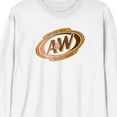 thumbnail image 3 of A&W Root Beer Float Crew Neck Long Sleeve White Adult Tee
-Small, 3 of 7