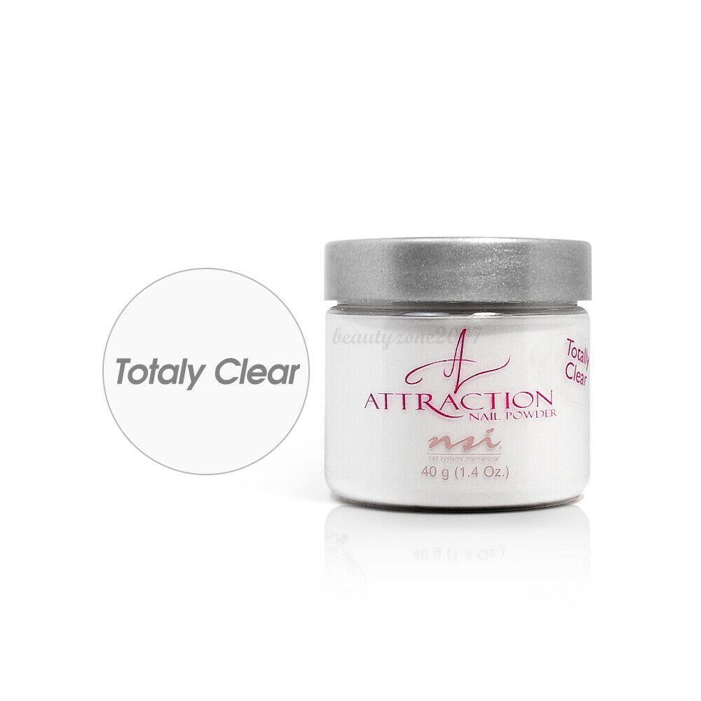 NSI Attraction Nagelpulver – Radiant White, 40 G – Strahlend Weißes Powder Für Langanhaltende Nägel