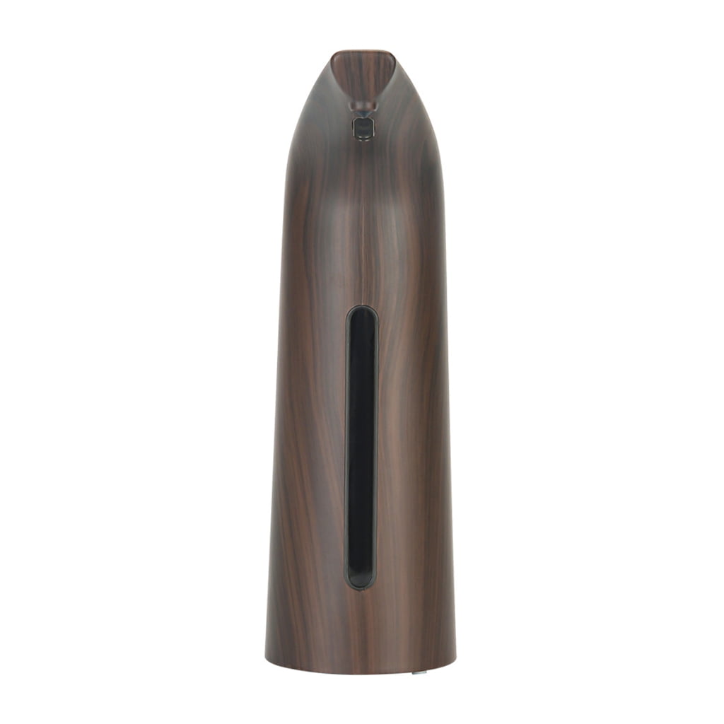 400ml Automatic Touchless Liquid Soap Dispenser Deep Wood Battery Operated