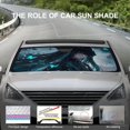 thumbnail image 6 of Demon Slayer Muichiro Tokito Windshield Sun Shade - Car Sun Shade Windshield Keeps Interior Cool, Reflector Sunshade, Foldable Sunshade for Car Windshield for Cars, SUVs 51"x28", 6 of 8