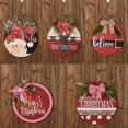 thumbnail image 4 of Adornos navideños Decoración creativa para puerta de entrada Corona colgante Número de puerta Colgante para jardín, 4 of 5
