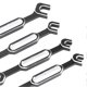 thumbnail image 4 of Lot de 4 clés de voiture RC, tendeur, écrou, extracteur de rotule, clé de maintenance RC en alliage d'aluminium, 3,0 à 6,0 mm, noir, 4 of 4