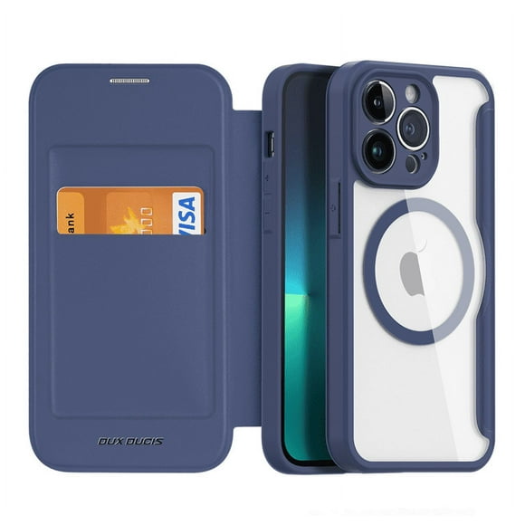 Phone Case for Iphone 14 15 plus pro max Magnetic flip card phone case