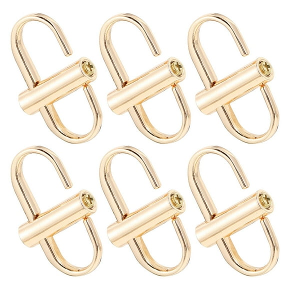 TEHAUX 6Ud Hebillas De Ajuste Para De Bolsa En Color Dorado Compactas Y Ligeras