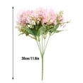 thumbnail image 2 of Ramo de rosas artificiales de 5 cabezas, simulación de boda, decoración floral, mesa de oficina en casa, ramo de flores falsas Scienceny HA7783-00B, 2 of 6