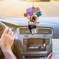 thumbnail image 4 of Colgante colgante de perro y globo vívido, espejo de ventana , regalos multicolores, adorno acrílico para vehículo, hogar, coche, accesorios d Gloria Colgante colgante, 4 of 7