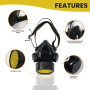 Paint Filter Mask for Spray Painting Disposable 2-Pack