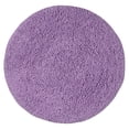 thumbnail image 5 of Home Weavers Fantasia Collection 100% Cotton Tufted Round Shape Bathroom Rug, Soft and Absorbent Bath Rugs, Non-Slip Bath Rug, Machine Wash Dry Bath Mats for Bathroom Floor- 30" Round, Purple, 5 of 6