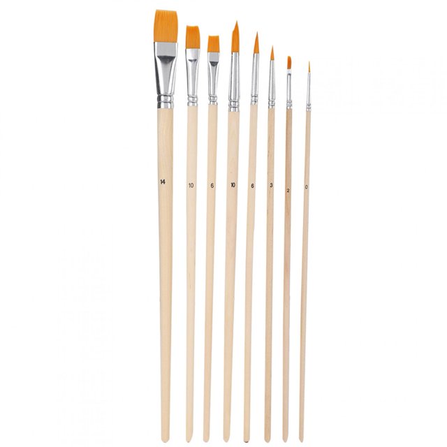 Pincel para pintar, cómodo de agarrar Suministros de arte para pinceles de acuarela, para pintura al óleo Acrílico Escuela Gouache Unbranded 1211200058611