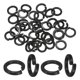thumbnail image 1 of Uxcell 100-Pack Arandela de Bloqueo de Resorte, Gasket Elástico de Acero Inoxidable M8 con Recubrimiento Negro Electrochapado, 1 of 6
