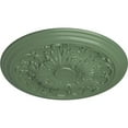 thumbnail image 3 of Ekena Millwork 20"OD x 1 1/2"P Damon Ceiling Medallion (Fits Canopies up to 3 3/8"), Hand-Painted Athenian Green, 3 of 6