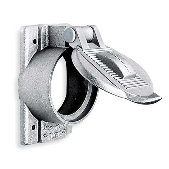 Hubbell Wiring Device-Kellems Weatherproof Cover,Vertical,Self Closing HBL7770