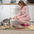 thumbnail image 4 of Vintage Chef Kitchen Food Kitchen Mats for Floor Set Of 2,Kitchen Rugs Mats with Dirty Resistance,washable,Non-Slip,kitchen Mats 17.7x24+17.7x48inch, 4 of 7