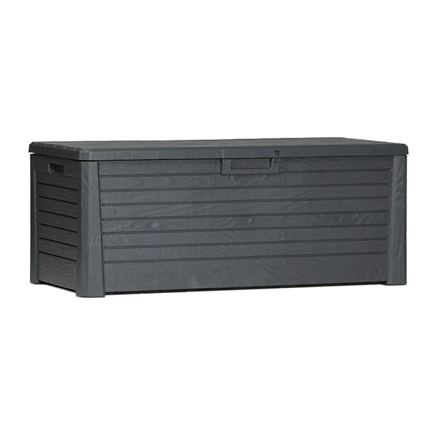 Toomax Florida Deck Patio Storage Box, Weatherproof Outdoor Storage Boxes
