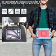 thumbnail image 5 of elitegadget Case for iPad Air 11 Inch (M2, 6th Generation 2024) - Dual Layer Protective Heavy Duty Impact Resistant Case Cover with Rotating Ring Stand (Teal/Pink), 5 of 6