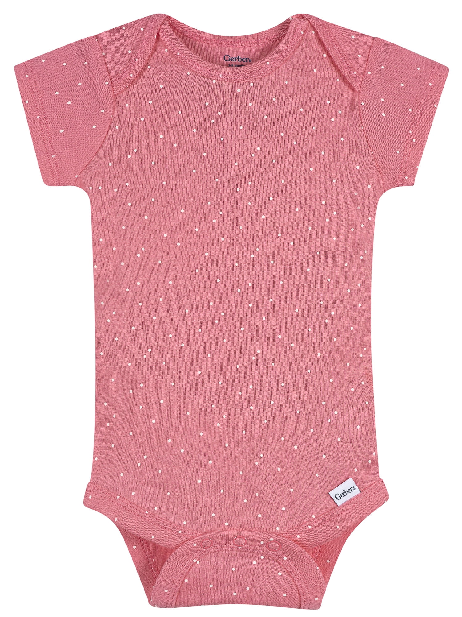 Gerber Baby Neutral Short Sleeve Onesies, 8-Pack, Sizes 0/3 Newborn - 12 Months