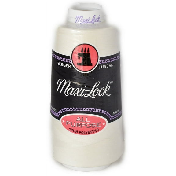 Maxi-Lock Eggshell Serger Thread, 3000 Yard Cone