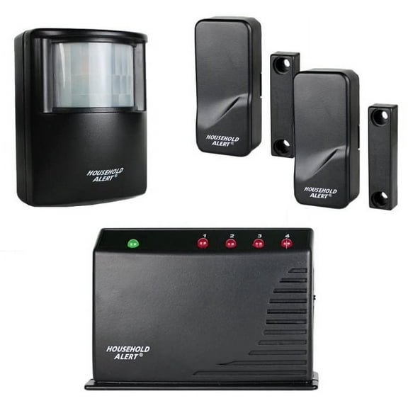 Skylink Wireless Deluxe Long Range Indoor Outdoor Motion Sensor and Window Door Sensor Alarm System