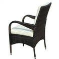 thumbnail image 6 of Outdoor Wicker Chair Set of 2, Patio Dining Chairs with Cushions, Outdoor Patio Seating for Porch, Balcony, Backyard, Poolside, 6 of 7