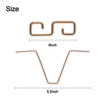 thumbnail image 4 of 1pc Rain Chain Gutter Adapter Chain Hook Outside Hardware V Shaped Hook Hanger Home Improvement Replacement Accessories, 4 of 8