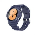 thumbnail image 1 of ALMNVO Band Compatible for Galaxy Watch 4 40mm 44mm Frontier TPU Rugged Case+Bracelet Galaxy Watch 4 Strapnavy blue, 1 of 1