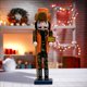 thumbnail image 5 of Figura de cascanueces, escultura de cascanueces de madera, manualidades, decoración navideña, estatua de cascanueces de Navidad, 5 of 9