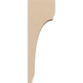 thumbnail image 3 of 2"W x 4"D x 12"H Thin Legacy Rough Cedar Woodgrain TimberThane Corbel, Primed Tan, 3 of 6