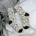 thumbnail image 5 of Rocae Winter Forest Animals for Adult Socks Casual Athletic Stretchy Loose Socks for Women Men Non-Slip Middle Tube Socks, 5 of 6