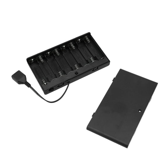 AA Battery Case USB Female Slot 2/3/4/6/8 Slot AA Battery Case Box USB Battery Box with Switches for Led Light Kit
