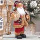 thumbnail image 2 of Decoración navideña 2023 para el hogar Adornos para fiestas navideñas Adornos navideños Muñeco de Papá Noel con bolsas de regalo, 2 of 5