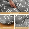 thumbnail image 2 of Towallmark Floral Pattern Japanese Futon Mattress for Adults, Twin Size Futon Mattress for Guest Room Kids Room, Sleeping Mattress for Floor Roll Up Camping Mattress, 2 of 8
