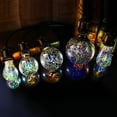 thumbnail image 3 of PENGXIANG Firework Light Bulbs  Infinity 3D Light Fireworks Effect ST19 LED Light Bulb  E27 Star Firework Edison lamp Christmas Day Decoration bar Firework Bulb Party Home Christmas Party, 3 of 4